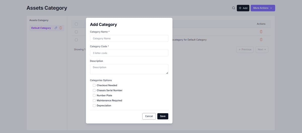 Add Category