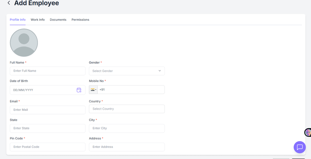 Add Employee Form